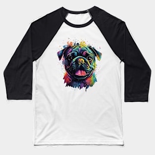 Pug Dog Lover Dog Owner Dog Mother Dog Dad Baseball T-Shirt